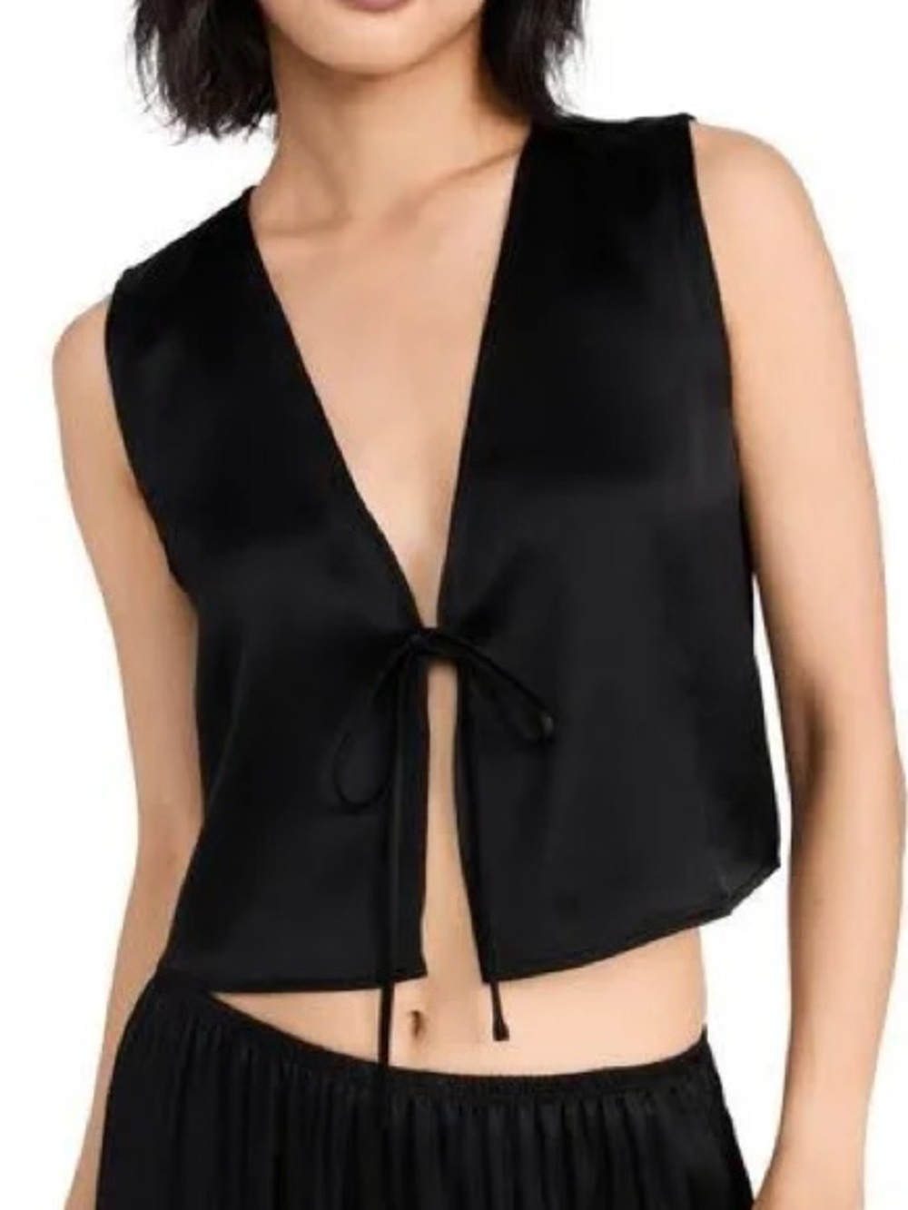 Leset Barb Tie Top